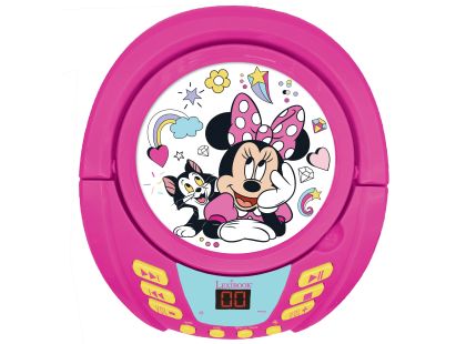 Lexibook CD přehrávač Minnie s bluetooth a světelnými efekty