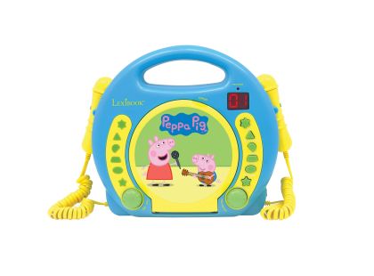 Lexibook CD přehrávač Prasátko Peppa se 2 mikrofony