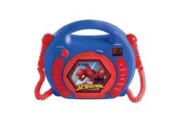Lexibook CD přehrávač Spiderman se 2 mikrofony