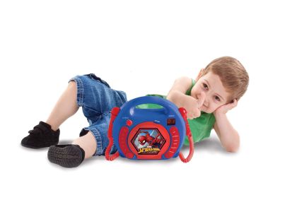 Lexibook CD přehrávač Spiderman se 2 mikrofony