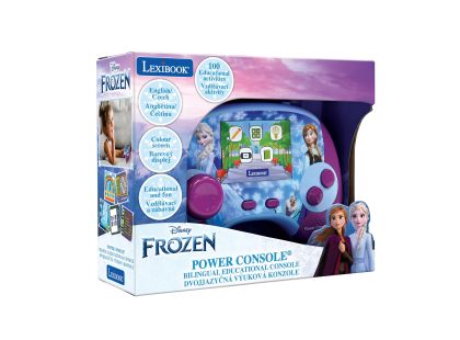 Lexibook Česko-anglická vzdělávací herní konzole Frozen 100 aktivit