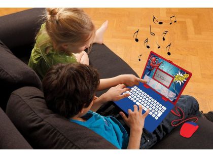 Lexibook Česko-anglický vzdělávací notebook Spider-Man - Poškozený obal