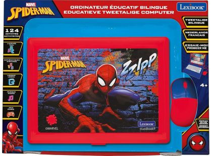 Lexibook Česko-anglický vzdělávací notebook Spider-Man