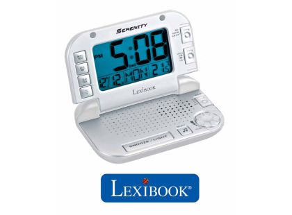 Lexibook Cestovní budík s relaxačními melodiemi