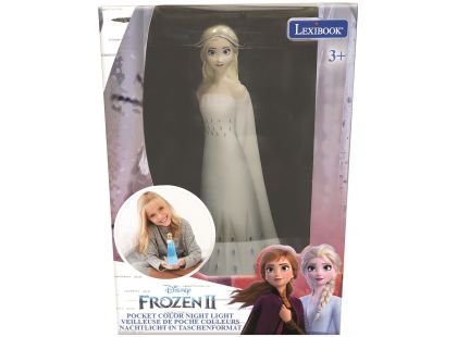 Lexibook Designové noční světlo LED 3D Ledové království Elsa 13 cm