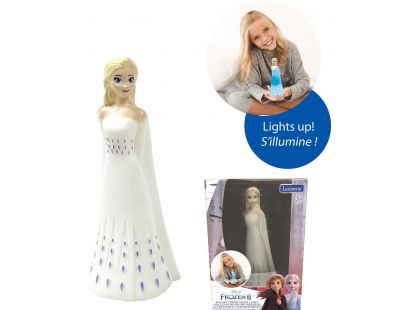 Lexibook Designové noční světlo LED 3D Ledové království Elsa 13 cm