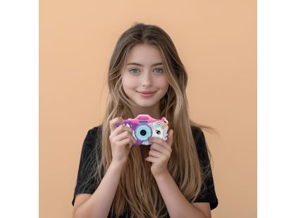 Lexibook Dětský fotoaparát s 3D krytem Jednorožec