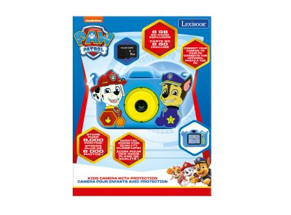 Lexibook Dětský fotoaparát s 3D krytem Tlapková patrola