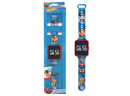 Lexibook Digitální hodinky Hot Wheels s budíkem