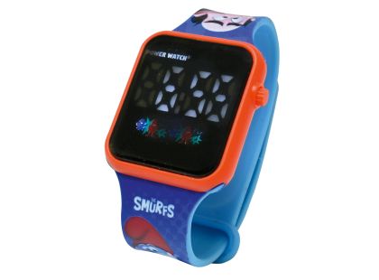 Lexibook Digitální hodinky Šmoulové s budíkem