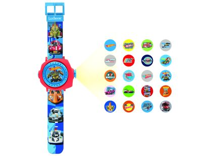 Lexibook Digitální promítací hodinky Hot Wheels s 20 obrázky