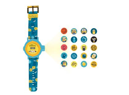 Lexibook Digitální promítací hodinky Mimoni s 20 obrázky