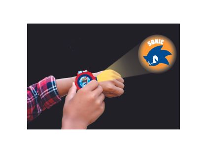 Lexibook Digitální promítací hodinky Sonic s 20 obrázky