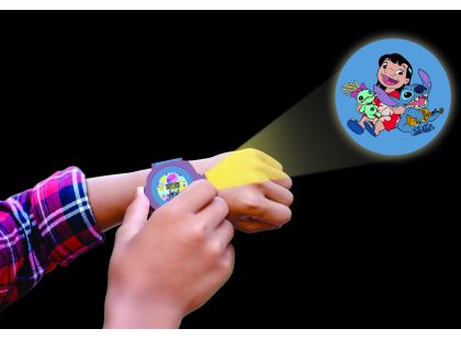Lexibook Digitální promítací hodinky Stitch s 20 obrázky