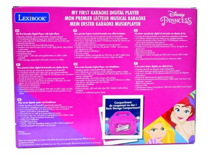 Lexibook Digitální reproduktor Disney princezny se 2 mikrofony