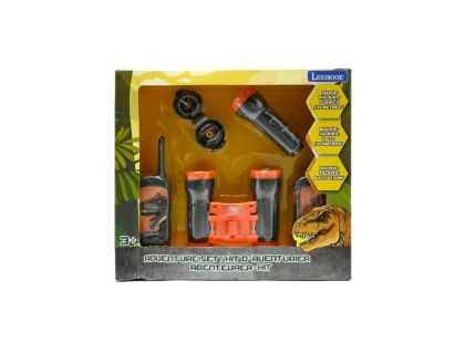 Lexibook Dinosaurus set vysílačky, dalekohled, baterka, kompas