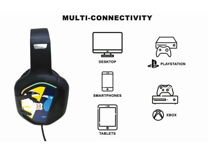 Lexibook Drátová herní sluchátka Harry Potter s mikrofonem a světelnými efekty