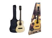 Lexibook Dřevěná akustická kytara 91 cm s taškou