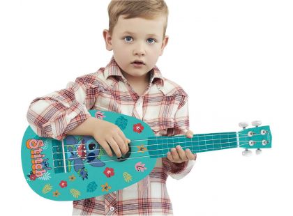 Lexibook Dřevěné ukulele s nylonovými strunami 53 cm Disney Stitch