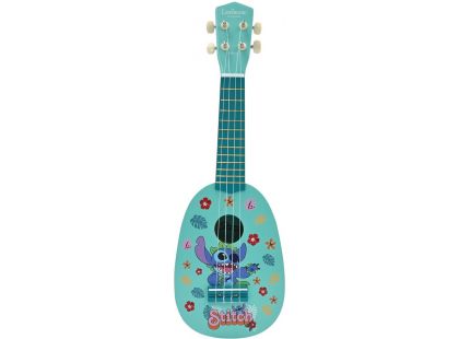 Lexibook Dřevěné ukulele s nylonovými strunami 53 cm Disney Stitch