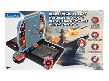 Lexibook Elektronická mluvící hra Námořní bitva (FR-DE-IT-NL)