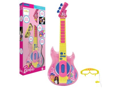 Lexibook Elektronická svítící kytara Barbie + brýle s mikrofonem
