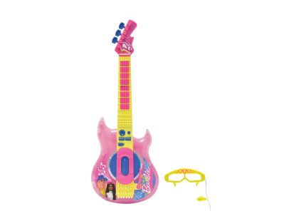 Lexibook Elektronická svítící kytara Barbie + brýle s mikrofonem
