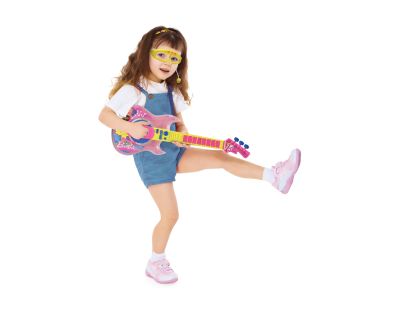 Lexibook Elektronická svítící kytara Barbie + brýle s mikrofonem