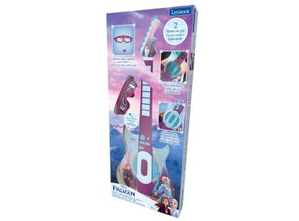 Lexibook Elektronická svítící kytara Frozen + brýle s mikrofonem