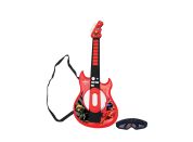 Lexibook Elektronická svítící kytara Kouzelná Beruška + brýle s mikrofonem