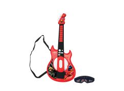 Lexibook Elektronická svítící kytara Kouzelná Beruška + brýle s mikrofonem