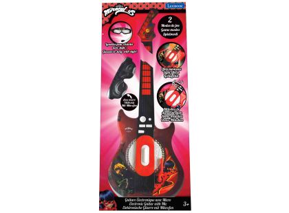 Lexibook Elektronická svítící kytara Kouzelná Beruška + brýle s mikrofonem