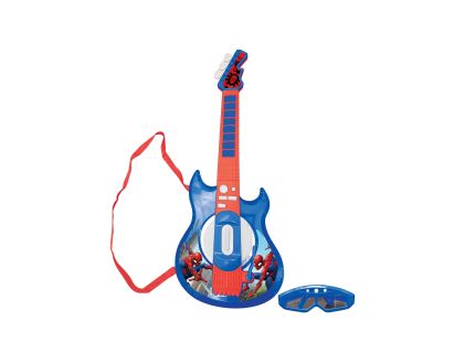 Lexibook Elektronická svítící kytara Spiderman + brýle s mikrofonem