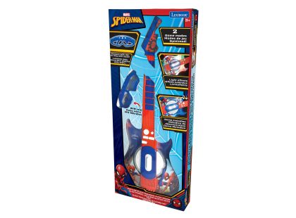 Lexibook Elektronická svítící kytara Spiderman + brýle s mikrofonem