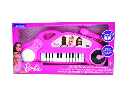 Lexibook Elektronické klávesy Barbie s mikrofonem 24 kláves