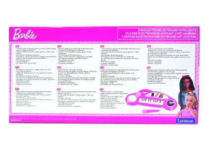 Lexibook Elektronické klávesy Barbie s mikrofonem 24 kláves