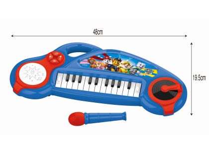 Lexibook Elektronické klávesy Tlapková patrola s mikrofonem 24 kláves