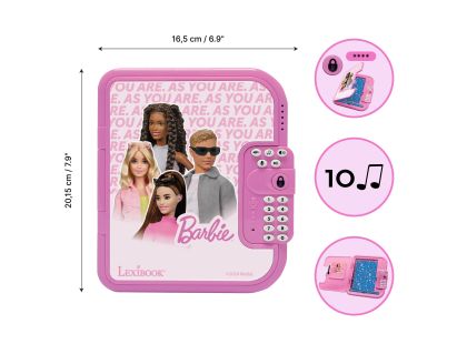 Lexibook Elektronický tajný deník Barbie
