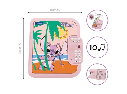 Lexibook Elektronický tajný deník Stitch Angel
