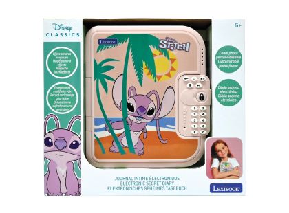Lexibook Elektronický tajný deník Stitch Angel