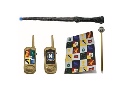 Lexibook Harry Potter Set vysílačky, zápisník, pero a kouzelnická hůlka