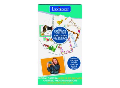 Lexibook HD kamera a fotoaparát s SD kartou