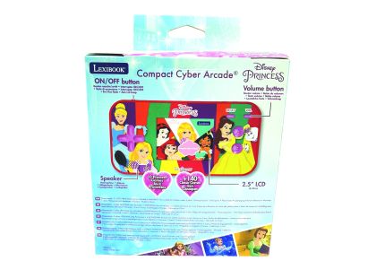 Lexibook Herní konzole 2,5'' Disney princezny 150 her
