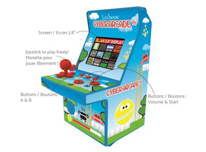 Lexibook Herní retro konzole s barevnou LCD obrazovkou 2,8'' 200 her