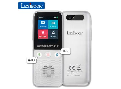 Lexibook Hlasový překladač do 137 jazyků s umělou inteligencí a kamerou