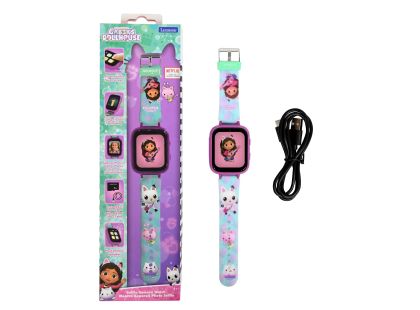 Lexibook Hodinky s kamerou Gábinin kouzelný domek a 8GB SD kartou