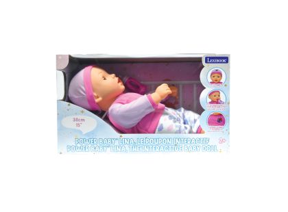 Lexibook Interaktivní panenka Power Baby Lina 37 cm