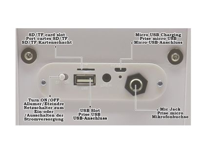 Lexibook iParty bluetooth reproduktor s mikrofonem