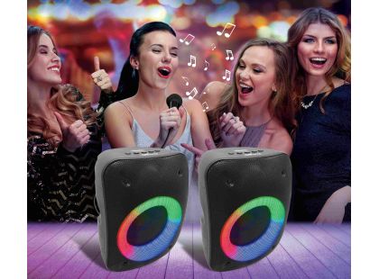 Lexibook iParty sada přenosných bluetooth reproduktorů s mikrofonem