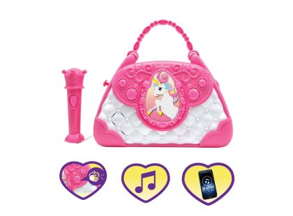 Lexibook Kabelka Jednorožec s reproduktorem a mikrofonem